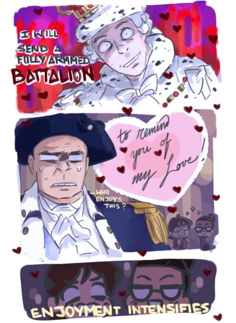 King George Iii X Washington, George Washington X King George, King George Iii Hamilton Fanart, King George X George Washington, King George Hamilton Fanart, King George Hamilton, Pac E Mike, Hamilton Comics, Hamilton Jokes