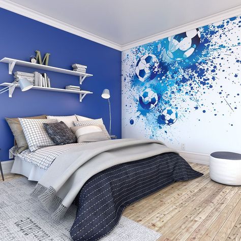 room inspiration
room decoration ideas
boy room color ideas Kids Room For Boys, Boys Bedroom Ideas Football, Football Bedroom Ideas, Football Boys Room, Boys Bedroom Paint Ideas, Boys Room Paint Ideas, Football Theme Bedroom, Boys Football Bedroom