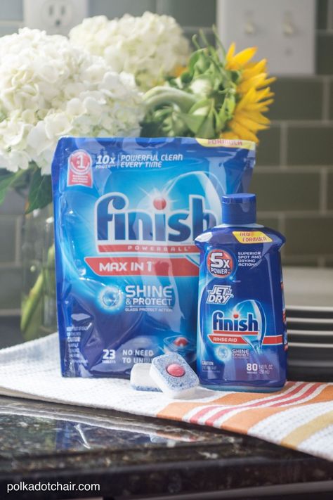 The rebate is for $1 off. You’ll notice that the rinse agent was only $2.96 to start with. That makes it only $1.96 and you get 80 washes out of it… so it’s only 2 cents a wash! The dish detergent stated at $4.93 minus the $1 Ibotta and minus the $1 bonus Ibotta it comes out to $2.93. You get 23 tablets in the package which breaks down to only 12 cents a wash! Pretty sweet. #seethedifference #spon Clean Oven Door, Dishwasher Tabs, Dishwasher Pods, Laundry Stain Remover, Dishwasher Tablets, Power Balls, Oven Cleaner, Household Cleaning Tips, Oven Cleaning