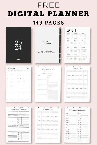 Unlock the power of organization with our FREE digital planner! 🗓️ This isn't just any planner; it's your new aesthetic and personal assistant for 2024. 🌟 Get your ideas flowing and your schedules in check with our beautifully designed calendar and weekly planner templates. Perfect for GoodNotes and Notability. So whether you're planning your day, your week, or your entire month, do it in style . Free digital download available now. Start planning the year ahead with clarity elegance! ✨ Business Planner Printables, Free Digital Planner, Free Planner Templates, Study Planner Printable, To Do Planner, Monthly Planner Template, Budget Planner Template, Ultimate Planner, Weekly Planner Template