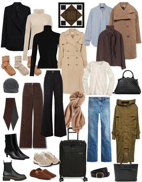 CARRY-ON PACKING TIPS FOR A WEEK: THE COLD WEATHER EDITION — A Note on Style Carry On Outfits Winter, One Week Carry On Packing Fall, Packing Winter Clothes In A Carry On, 2 Weeks In Europe Packing Fall, Fall Carry On Packing, 2 Weeks In Europe Packing Winter, Winter Packing Carry On, Winter Carry On Packing, Minnesota Outfits