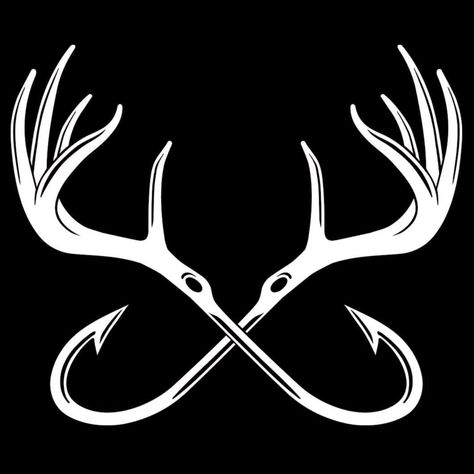 Hunting And Fishing Decal-Permanent Vinyl Handmade in the U.S.A -Decal ready to install -Water and U.V. resistant  -Easy to apply! Squatted Truck, Deer Decal, Hunting Decal, Fishing Decals, Hunting And Fishing, Stickers For Laptop, Truck Decals, Glass Decals, Vinyl Signs