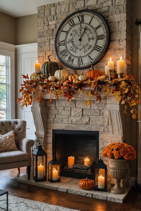 As a daily interior designer, elevate your home with the top 5 fall mantle decor ideas for a cozy ambiance. Upgrade now! Upgrade Your Home: Top 5 Fall Mantle Decor Ideas for Cozy Ambiance Creating a cozy ambiance in your home with fall mantle decor is a perfect way to welcome the autumn season. Here […] Thanksgiving Mantels Fall Decorating, Fall Thanksgiving Mantle Decor, Chimney Fall Decor, Fall Fireplace Decor Ideas, Thanksgiving Fireplace Mantle Decor, Fall Interior Decor Living Rooms, Fall House Decor Ideas, Simple Fall Fireplace Decor, Fall Decor Fireplace Mantle