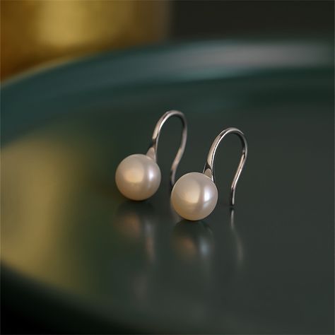 Faster shipping. Better service Natural Pearl Earrings, Freshwater Pearl Drop Earrings, Light Earrings, Versatile Jewelry, Bridal Earrings Pearl, Freshwater Pearls Earrings, Fresh Water Pearl, Pearl Drop Earrings, Elegant Earrings