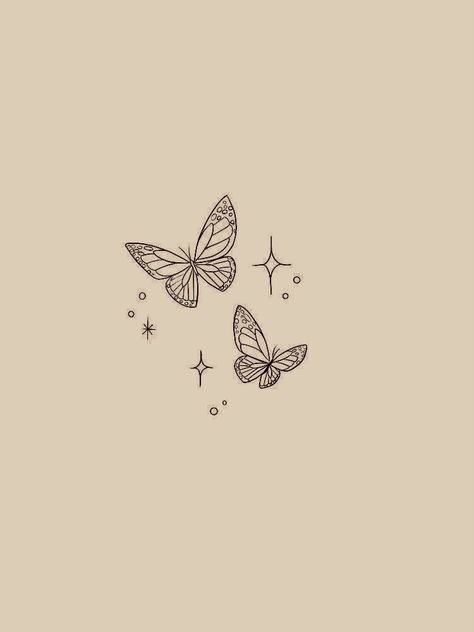 Small Butterfly Tattoo, Small Pretty Tattoos, Cute Little Tattoos, Cute Tiny Tattoos, Pola Kartu, Cute Small Tattoos, Small Hand Tattoos, Classy Tattoos, Discreet Tattoos