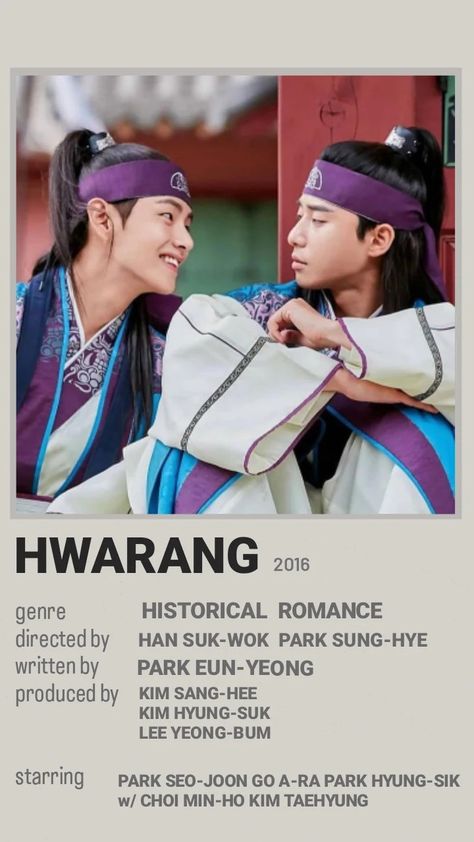 Hwarang Kdrama Poster, Korean Series Poster, Hwarang Poster, Korean Drama Poster, V Drama, Korean Film, Kdrama Poster, Historical Korean Drama, Korean Tv Series