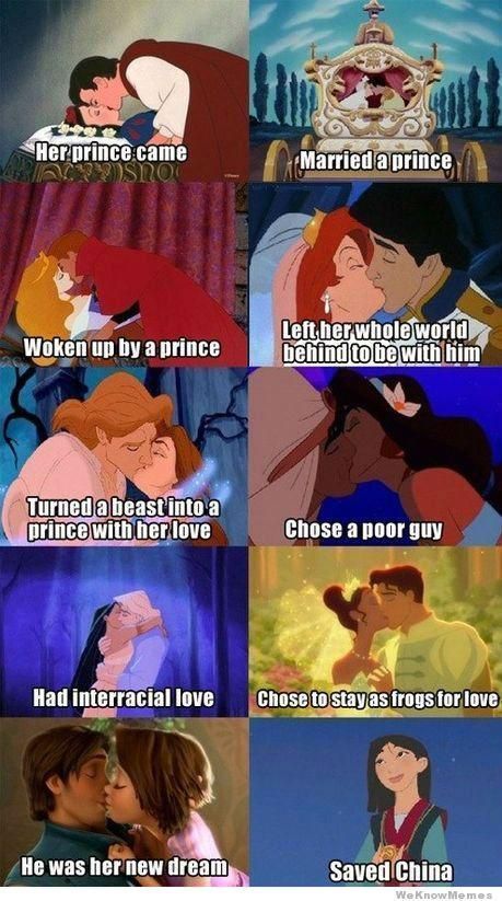 Disney Princess Memes, Glume Harry Potter, Disney Princess Funny, Disney Theory, Funny Disney Memes, Disney Princess Quotes, Prințese Disney, Funny Disney Jokes, Funny Disney