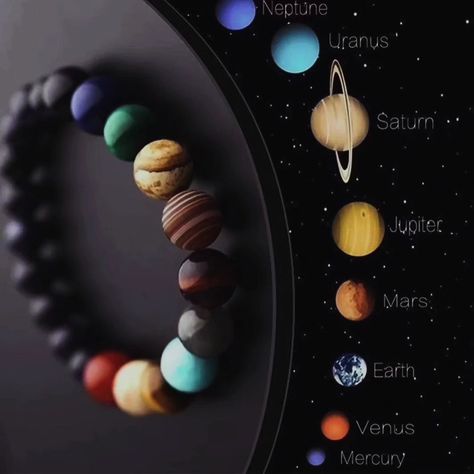 Natural stones galaxy planet beads Bracelet.🌍   Embellish yourself ✨   A universe of beauty on your wrist!. Get ready to orbit the spotlight with this dazzling bracelet.   İnterested I'm making this beauty yours? Simply send me a message via inbox and let's make it happen!. Galaxy Planets, Wardrobe Wishlist, Send Me A Message, Beads Bracelet, Make It Happen, Send Me, Dream Wardrobe, Get Ready, Natural Stones