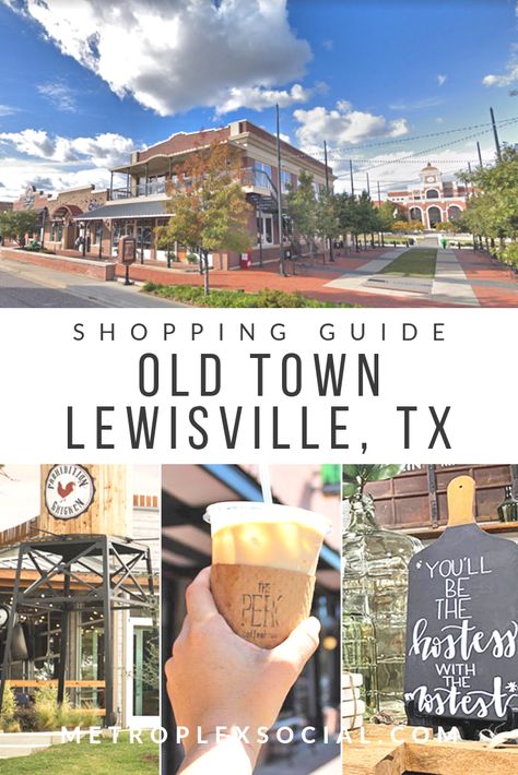 These Hidden Shops in Old Town Lewisville Will Make You Want to Stay All Day - Metroplex Social Trendy Coffee Shop, Lewisville Texas, Travel Texas, Texas Life, Speak Easy, Texas Places, Road Trip Places, Co Working Space, Texas Towns