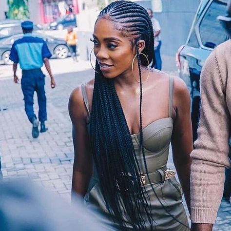 World Of Braiding’s Instagram profile post: “Tiwa savage rocking Fulani braids 😍💜. #naturalhairstyles #protectivestyles #fulanibraids #worldofbraiding #naturalhaircare #haircare…” Braids Tutorial, Braids Cornrows, Braided Hairstyles For Black Women Cornrows, Twisted Hair, African Hair Braiding Styles, Braided Cornrow Hairstyles, Cool Braids, Girls Hairstyles Braids, Braids For Black Women