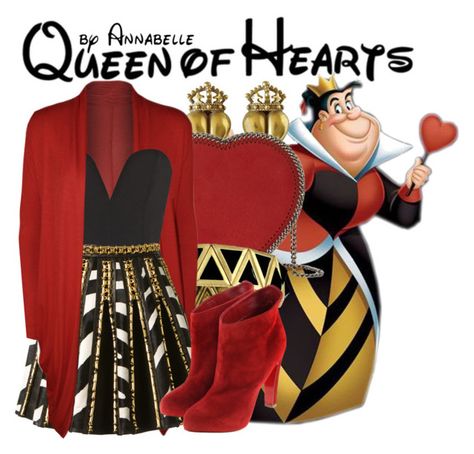 Queen Of Hearts Daughter, Alice In Wonderland Outfit, Dapper Day Outfits, Disney Character Outfits, Disney Bound Outfits Casual, Disneybound Outfits, Disney Themed Outfits, Cute Disney Outfits, Queen Of Hearts Costume