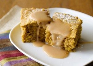 Pumpkin Salted Caramel Blondies Salted Caramel Blondies Recipe, Caramel Blondies, Caramel Blondie, Pumpkin Caramel, Sukkot, Pumpkin Dessert, Fall Baking, How Sweet Eats, Sweets Treats