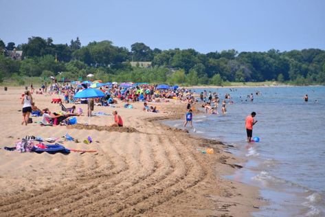 Wisconsin Beaches, Lakeside Beach, Racine Wisconsin, Riviera Beach, Beachfront House, 100 Plus, Wisconsin Travel, Clean Beach, Skin Glowing