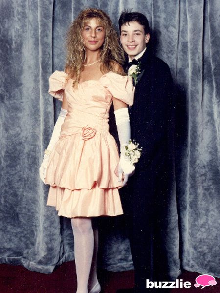 Jimmy Fallon Celebrity Prom Photos, 1980s Prom, Prom Picture, Prom Couples, 80s Prom, Vintage Prom, Prom Queens, Prom Photos, Prom Pictures