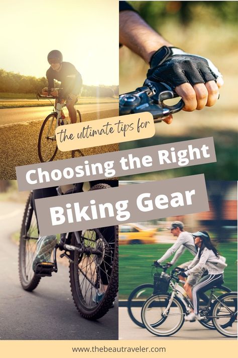 choose the right biking gear Biking Gear, Bike Rides, Bike Gear, Choose The Right, Bike Ride, Things To Know, Need To Know, Bicycle, Long Lasting