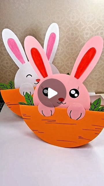 463K views · 23K likes | Itsy Bitsy Artsy I Art & Craft I Creative DIY on Instagram: "Craft your way to joy with this easy DIY paper bunny! 🐰🐁🌿✂️ A hopping good time for kids and a stress-free project for parents.  . . ➡️ @itsy_bitsy_23 ➡️ @itsy_bitsy_23 ➡️ @itsy_bitsy_23 . . #DIYBunny #PaperCrafts #KidsCrafts #CraftyFun #EasyCrafts #CreativeKids #CraftyMoments #HomemadeToys #KidFriendlyCrafts #ArtAndCraft #ParentingWin #CraftingHappiness #SimpleJoys #PaperBunnyLove #DIYKidsToys #CraftyAdventures #PlayfulCreativity #HandmadeHappiness #FunWithCrafts #CraftyFamily" Easter Bunny Paper Craft, Colorful Easter Table, Kid Friendly Art, Easter Paper Crafts, Paper Bunny, Time For Kids, Easter Arts And Crafts, Fun Easter Crafts, Homeschool Crafts