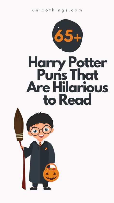 Whether you're a die-hard Potterhead or a wizarding world fan, step into the enchanting world of magic with these hilarious harry potter puns that will leave you bewitched. #harrypotterpuns Hilarious Harry Potter, Halloween Puns, Witty Comebacks, Double Entendre, Harry Potter Puns, Harry Potter Halloween, Die Hard, Wizarding World, Brighten Your Day