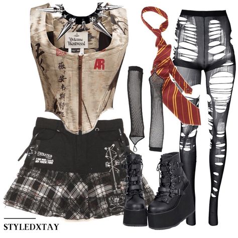 Era Inspired Outfits, Complicated Avril Lavigne, Fest Outfits, Fashion Content, Preformance Outfits, Alt Fashion, Avril Lavigne, Swaggy Outfits, Looks Chic