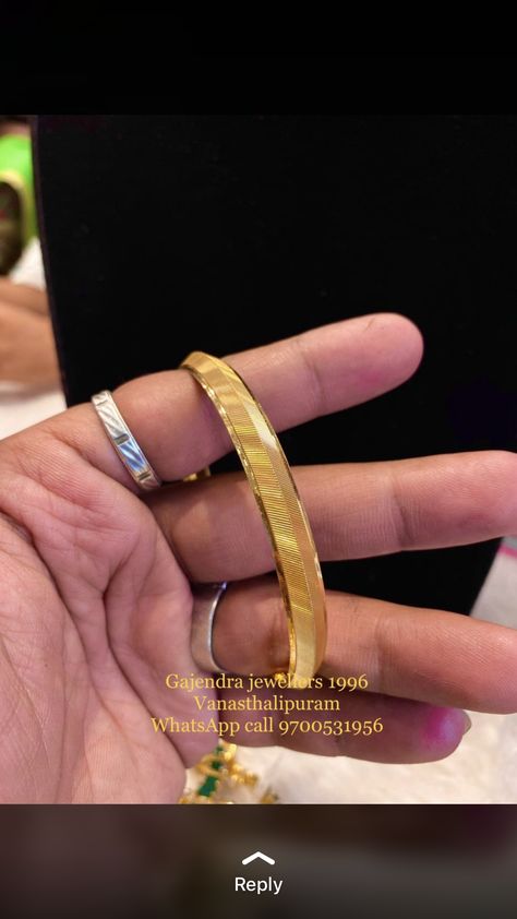 Kadiyam For Men Gold With Weight, Gold Kada For Men Indian, Men Gold Kada, Kadiyam For Men Gold, Gold Kappu, Gold Kada For Men, Punjabi Kada, Unique Gold Wedding Rings, Baby Bracelet Gold