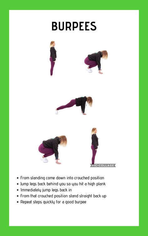 Burpees How To Do, High Plank, Burpees, Fitness Training, Make It, Step By Step, How To Plan, Quick Saves