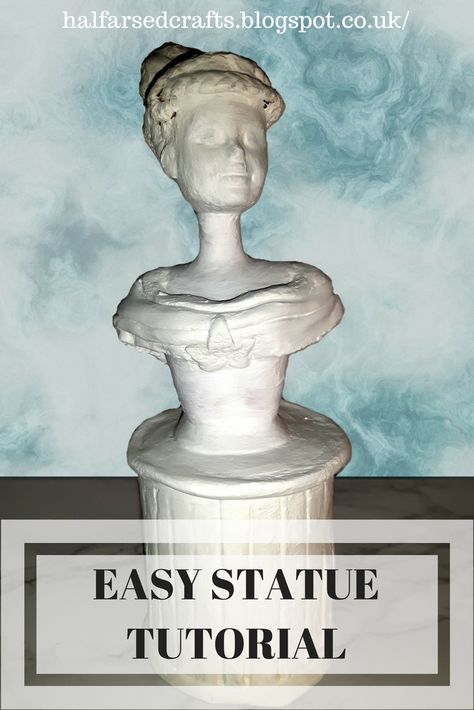 Turn your broken dolls into something much better, with minimal effort.     Air Dry Clay Tutorials, Easy Clay Ideas, Things to make with Air Dry Clay, Craft Tutorials, Upcycle Tutorials, air clay crafts, crafts for adults, decor crafts, diy statue #airdryclay #tutorials #crafts Air Dry Clay Tutorials, Easy Clay Ideas, Air Dry Clay Craft, Little Mermaid Costume, Inflatable Lounger, Bust Statue, Broken Doll, Clay Crafts Air Dry, Clay Craft