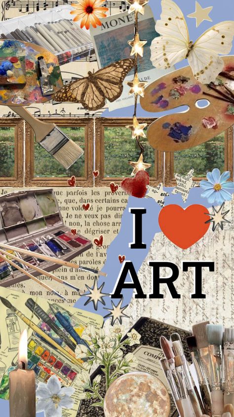 Artist Boards Ideas, Artist Aesthetic Collage, Mood Board Inspiration Art, Artistic Vision Board Art, Art Esthetics, Art Core Aesthetic, Art Hobby Aesthetic, Artist Mood Board, Aesthetic Collage Ideas