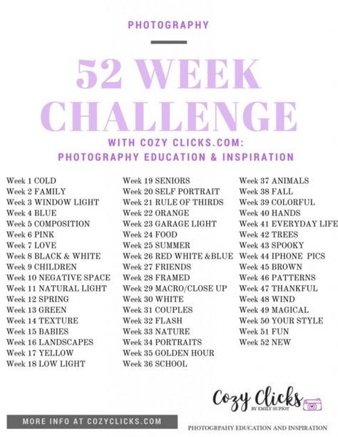 Are you a photographer looking to challenge yourself this year? Come join me in a 52 week photo challenge! Photography Challenge Beginners, 52 Week Challenge, Click Photography, Photo A Day Challenge, Photo Prompts, Stem Challenge, Week Challenge, Fotografi Digital, Photography Basics