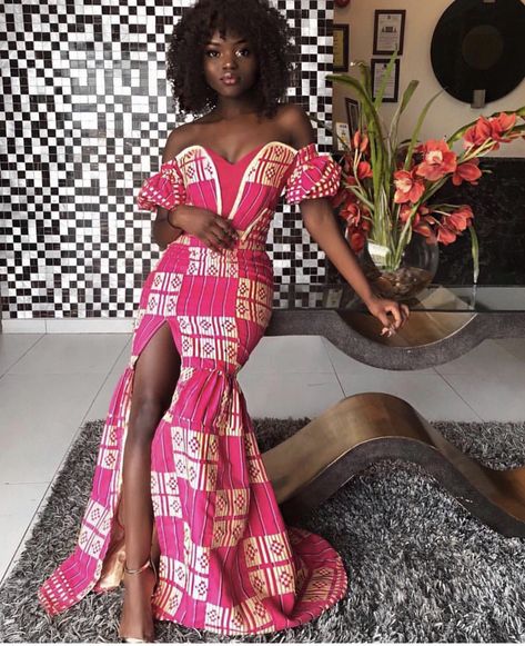 Nigerian Dress Styles, African Prom Dresses, African Fashion Designers, Kente Styles, Afrikaanse Mode, African Traditional Dresses, African Inspired Fashion, African Print Dress, Ankara Dress