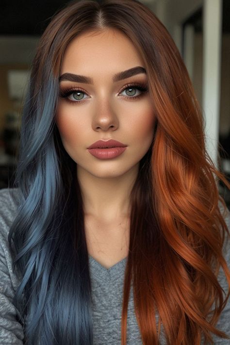 10 Must-Try Hair Color Trends for Women in 2024 Hair Coloring Ideas, Festival Hair Braids, Pale Skin Hair Color, Ideas For Brown Hair, Natural Red Hair, Vivid Hair Color, Perfect Hair Color, Bold Hair Color, Creative Hair Color