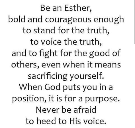 jennifer fore on Instagram: “Be an Esther!!! We are called to be bold for Christ. So, be Bold!!!! @fearlessinspiration 💜Please be a blessing to someone today!!!” Be An Esther Quote, Be An Esther, Boldness In Christ, Abide In Christ, God Things, Be A Blessing, Quotes Deep Feelings, Spiritual Inspiration, Scripture Quotes