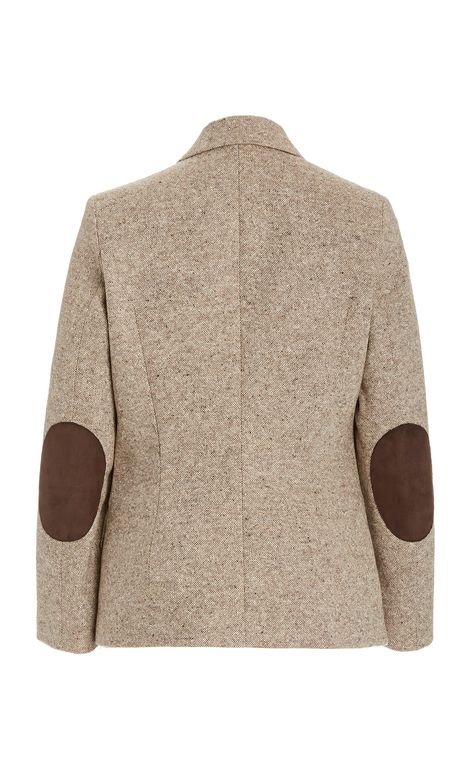 NILI LOTAN Humphrey Elbow Patch Wool-Bend Blazer Elbow Patch Blazer Women Outfit, Blazer With Elbow Patches Woman, Smart Casual Blazer, Elbow Patch Blazer, Elbow Patch, Nili Lotan, Women's Sweaters, Elbow Patches, Casual Blazer