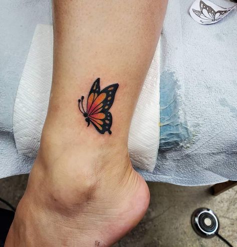 Semi Color Tattoo, Better Fly Tattoo, Semi-colon Tattoo Ideas Wrist Butterfly, Tattoo Ideas Unique For Women Leg, Watercolor Butterfly Semicolon Tattoo, Monarch Butterfly Semicolon Tattoo, Semi-colon Tattoo Butterfly Wrist, Semi-colon Butterfly Tattoos, Semicolons Aesthetic Butterfly Tattoo