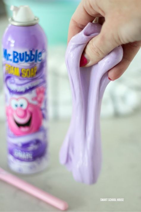 THE ORIGINAL MR. BUBBLES SLIME!!! We've made a lot of slime before. But, we've got to admit that this Mr. Bubbles Slime is our most favorite of all time! #Slime #SlimeRecipe Slime Projects, Bubble Slime, Mr Bubbles, Soap Slime, Fluffy Slime Recipe, Smart School House, Unicorn Craft, Calming Techniques, Diy Slime Recipe