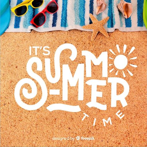 Summer Lettering, Summer Typography, Summer Font, Summer Logo, Adventure Logo, Sale Logo, Summer Banner, Summer Poster, Logos Ideas