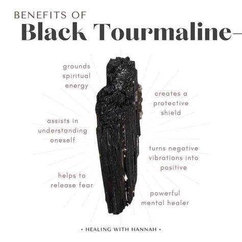 Black Tourmaline Healing Properties, Black Crystals Meaning, Granite Crystal Meaning, Black Tourmaline Properties, Black Tourmaline Benefits, Black Agate Crystal Meaning, Energy Protection Crystals, Black Rutilated Quartz Meaning, Larvikite Crystal Meaning