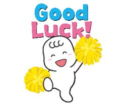 Fight Good Luck Sticker by moonyjp for iOS & Android | GIPHY Good Luck Pictures, Good Luck Sticker, New Job Wishes, Job Wishes, Good Luck Gif, Love My Wife Quotes, Good Luck Wishes, All The Best Wishes, Glitter Images