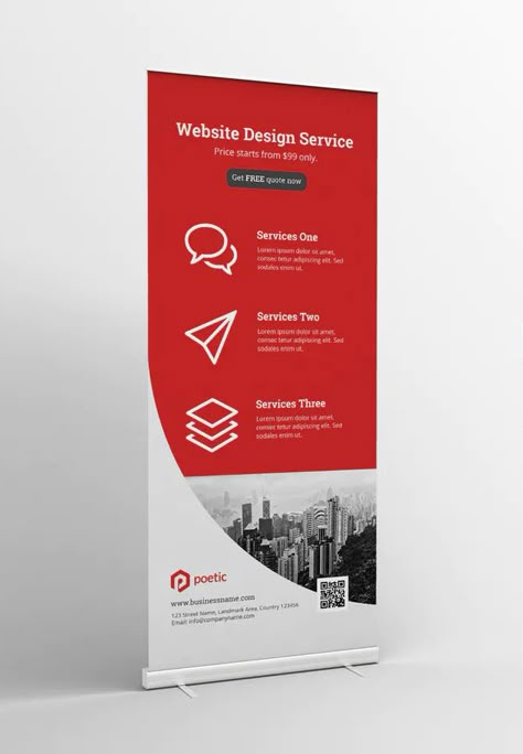 Roll-up Banner PSD Template X Stand Banner, Stand Up Banner Design, Roll Up Banner Design Inspiration, Roll Banner Design, Email Banner Design, Banner Stand Design, Roller Banner Design, Email Newsletter Inspiration, Pull Up Banner Design