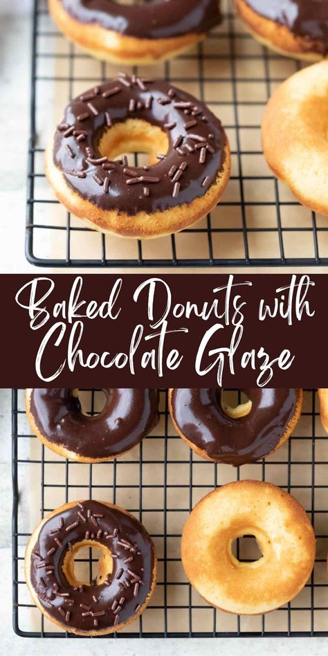 Mini Chocolate Covered Donut Recipe, Chocolate For Donuts Recipe, Mini Chocolate Donut Recipe, Easy Chocolate Glaze For Donuts Recipe, Donut With Chocolate Glaze, Chocolate Frosted Donuts Recipe, Homemade Glazed Donuts Recipe Easy, Homemade Cake Donuts Recipe Baked, Chocolate Frosting For Donuts Recipe