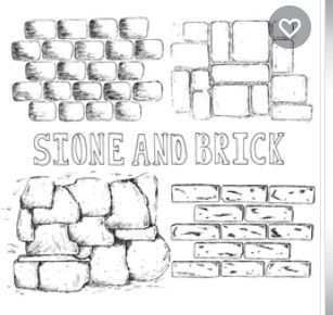 Jesus Tomb Pictures, Draw Bricks, Stones Drawing, Brick Wall Drawing, Wall Sketch, Graffiti Art Drawings, Stone Wall Texture, Drawing Lessons For Kids, Texture Drawing