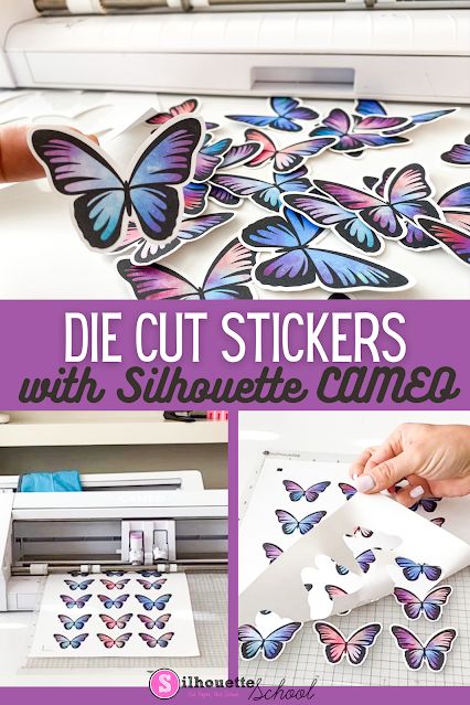 Stickers With Silhouette Cameo, Print And Cut Silhouette, Stickers Design Ideas, Silhouette Cameo Beginner, Silhouette Cameo Projects Beginner, Vinyl Projects Silhouette, Silhouette School Blog, Silhouette Cameo Vinyl, Silhouette Cameo Crafts