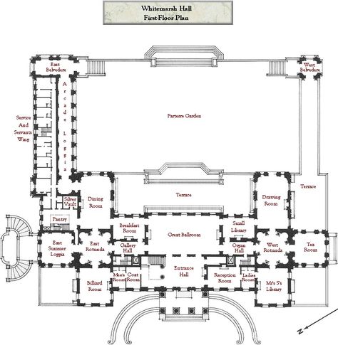 Whitemarsh Hall - Complete Album 89 Images - Album on Imgur Mansion Floor Plans, Manor Floor Plan, Mansion Plans, Huge Mansions, British Houses, Wayne Manor, Create Floor Plan, Hall Flooring, Mansion Floor Plan