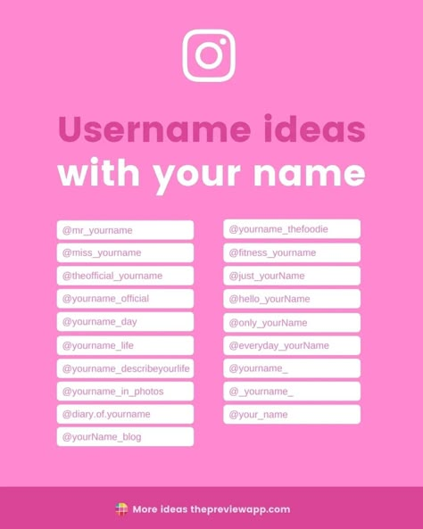 Want to use your own name in your Instagram username but it’s already taken? These unique and aesthetic Instagram username ideas are great for boys, girls, or even pets! These are the best cool and funny ideas to incorporate your name into your Instagram username. #instagramtips #instagramstrategy #instagrammarketing #socialmedia #socialmediatips Photography Usernames, Nom Instagram, Cool Usernames For Instagram, Idee Username, Usernames Para Instagram, Cool Usernames, Usernames Ideas, Aesthetic Names For Instagram, Usernames For Instagram