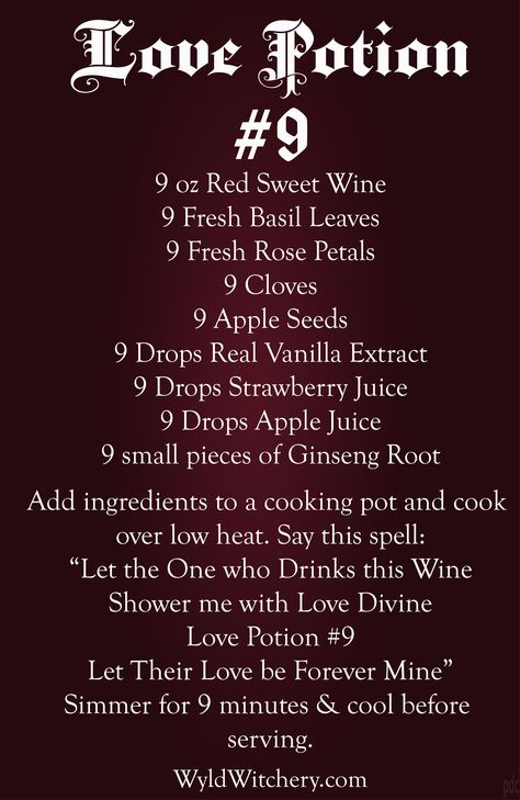 Love Potion #9 #Love #Spell #wicca #wiccan #pagan #witchcraft Love Potion Recipe Real, Witch Craft Love Spell, Love Potion Drink, Love Potion Recipe, Potion Spells, Wicca Love Spell, Witch Potions, Spelling Online, Love Potions