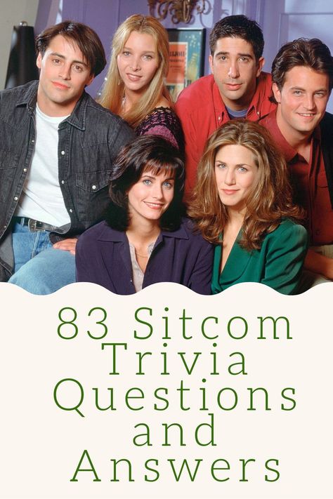 Sitcoms can be on air for years and years, and in that time, intricate story lines and character arcs can form, weaving a web of in-jokes, histories, and little asides. And that’s what these sitcom trivia questions will reveal! Sitcoms | Sitcoms to watch | Sitcoms to watch list | Sitcoms watchlist Sitcoms To Watch, Adult Party Games For Large Groups, Adult Party Games Funny, Trivia Games For Adults, Character Arcs, Story Lines, Fb Games, Fun Trivia Questions, Truth Or Dare Questions