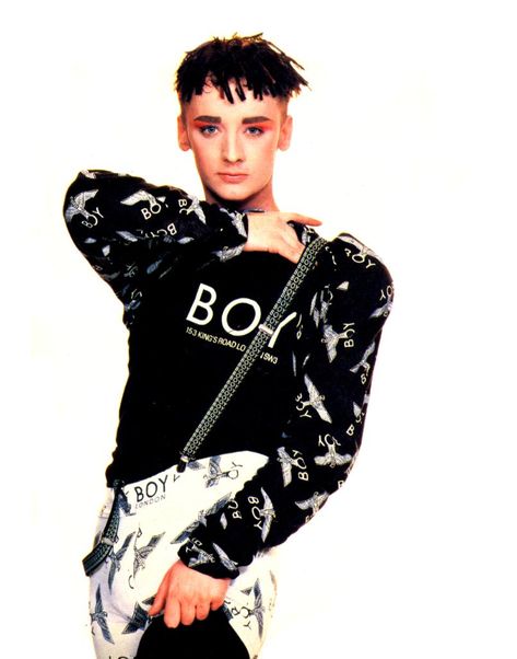 Boy George Blitz Kids, Chrissie Hynde, 80s Photos, Stranger Things Steve, The Blitz, Billy Idol, Culture Club, Style Makeover, Boy George