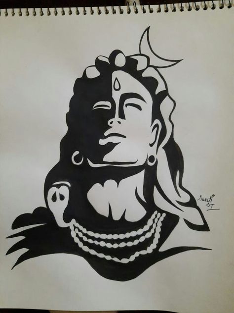 Made with love Bholenath Sketch, Bholenath Tattoo, Jai Mahakal, Har Har Mahadev, Cartoon Drawing, Drawing Videos, Made With Love, Tattoo Drawings, Cartoon Drawings