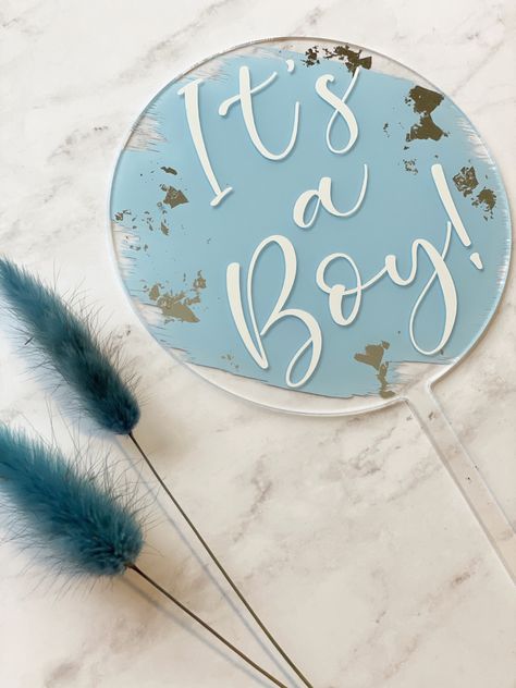 Baby Gender Announcement, Newborn Baby Quotes, Gender Reveal Pictures, Newborn Quotes, Baby Shower Cake Decorations, Gender Reveal Cake Topper, It's A Boy Announcement, Baby Boy Decorations, Gender Announcements