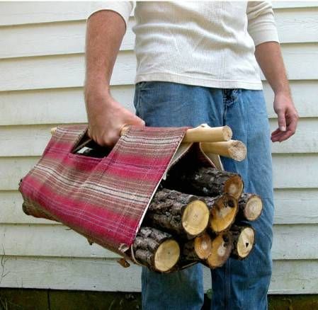 50 Genius DIY Father's Day Gift Ideas To Express Your Gratitude - DIY & Crafts Firewood Tote, Handmade Father's Day Gifts, Diy Gifts For Men, Diy Gifts For Dad, Ge Bort, Diy Father's Day Gifts, Diy For Men, Navidad Diy, Cadeau Diy