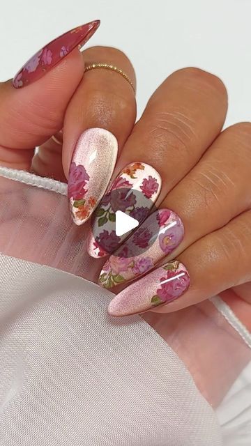 Daily Charme Official on Instagram: "EASY Ombré Flower Foil Cat Eye Nails Tutorial 🌸✨💖 Comment “FLORAL FOIL” for the full product details! Do you want to see this look with a matte finish? 👇  Save & share for inspo! 💅  ib: @nailartbyjen  #cateyenails #foilnails #ombrénails #fallnails #floralnails #summernails #trendynails #nailinspo #nailtutorial #summernails2024 #fallnails2024 #diynails #nailtech #nailtrends" Nail Foils, Perfect Cat Eye, Cat Eye Gel, Nail Essentials, Cat Eye Nails, Foil Nails, Toe Nail Art, Trendy Fall, Matte Nails