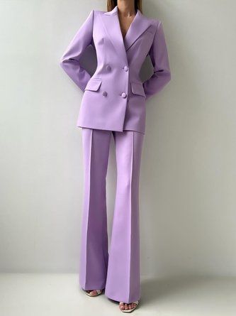 Purple Pant Suit, Pink Lawyer Outfit, Purple Pantsuit, Business Baddie, Mock Trial, Fashion Trend Report, Business Clothes, Elevated Fashion, 30 Fashion